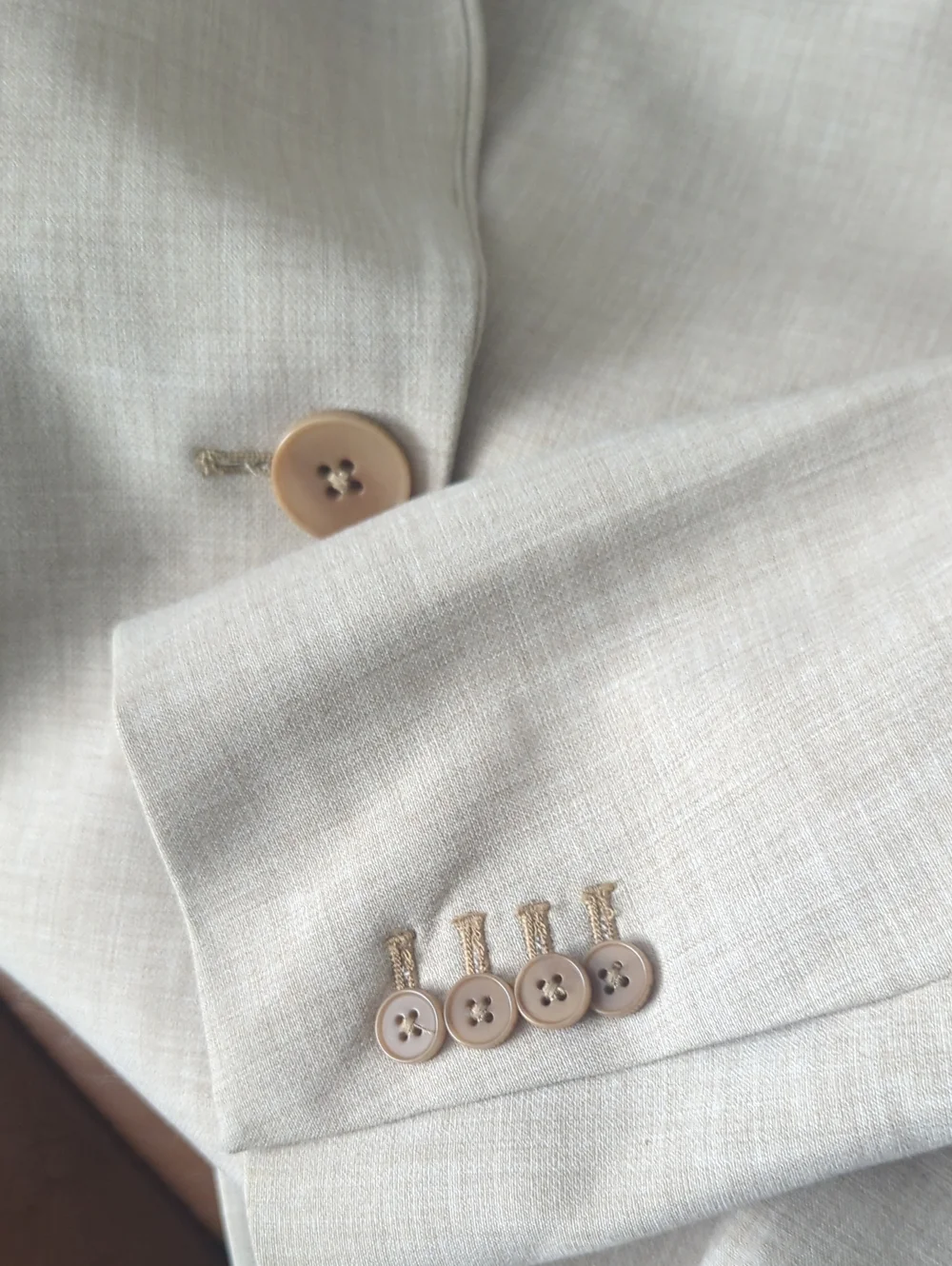 Wilfred Generation Blazer In Heather Oat Beige - Picture 11 of 14